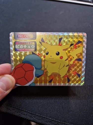 Pokemon jap pikachu holo prism - pikachu,