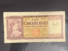 500 lire ORNATA DI SPIGHE