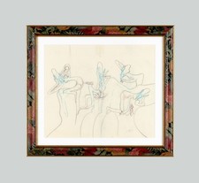 Roberto Sebastian MATTA - "Senza titolo" (anni '70) - Tecnica mista, 28 x 33 cm