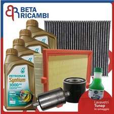 Kit Tagliando Fiat 500L 1.4 88KW 120CV 4 Filtri Aria 4L Olio 5W40 Petronas