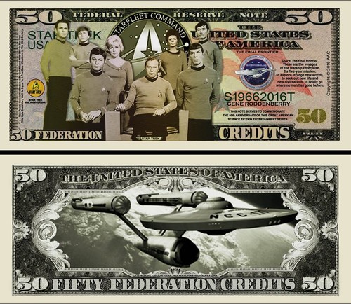 Star trek banconota - trek, dollaro