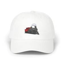 Berretto classico treno motore a vapore ricamato locomotiva - cappello ferrovia 