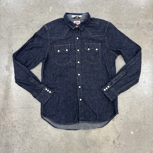 Camicia levi uomo grande blu - camicia,