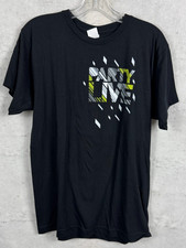 Camicia Zumba Fitness Party Live donna nera grafica manica corta taglia unica