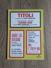 ENNIO MORRICONE Titoli Per Un