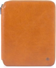 PIQUADRO BLUE SQUARE PB1164B2S CU PORTABLOCCO A4  PELLE  COLORE CUOIO