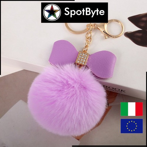 Portachiavi pompon donna - pompon,