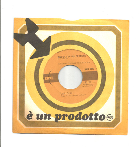 Lucio dalla giri jukebox - 45,