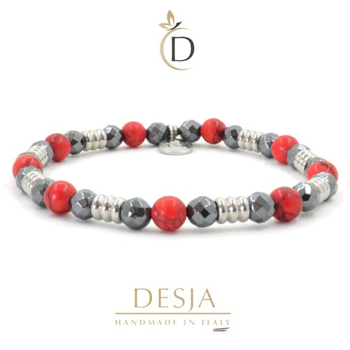 Bracciale unisex ematite - bracciale,