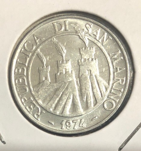 Moneta lire san marino 1974 - moneta,