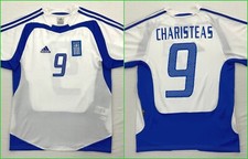 Adidas GREECE Football Team Final EURO CUP 2004 CHARISTEAS #9 Shirt Jersey Sz S