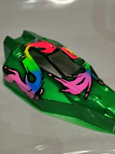 Yokomo yz10 corpo - corpo, dipinto