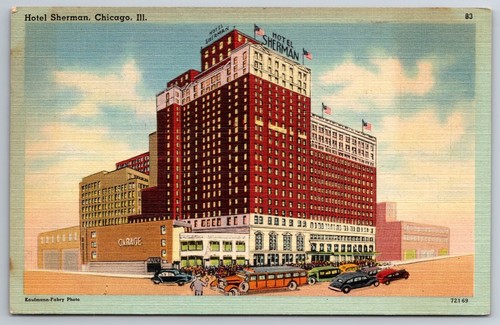 Cartolina epoca chicago - d'epoca, il