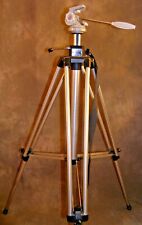 MANFROTTO TRIMAN TREPPIEDE PROFESSIONALE IN ALLUMNIO + TESTA LINHOF FOTO/VIDEO