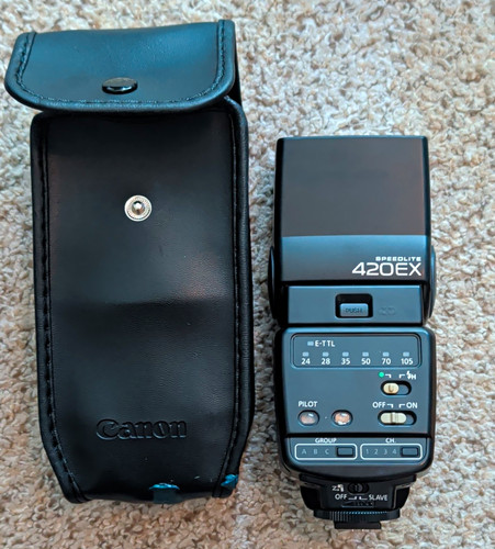 Canon speedlite 420ex ttl - 420ex, e-ttl