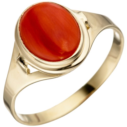 Anello donna con - corallo, rosso