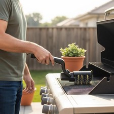 Spazzola barbecue elettrica - barbecue,