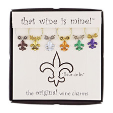 Charms Vino Fleur De Lis