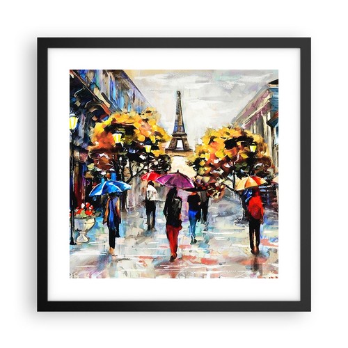 Poster 40x40cm parigi città - 40x40cm,