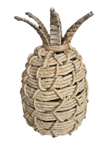 Ananas tessuto mano vimini - ananas,