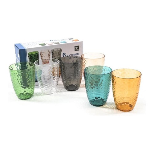 Set bicchieri plastica - set, in