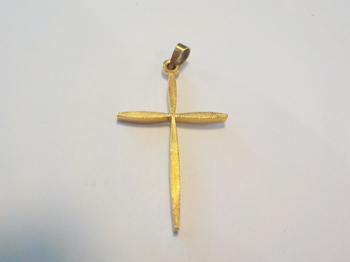 Ciondolo croce oro - ciondolo/ciondolo, 14