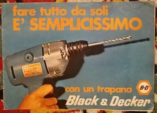 Black & Decker Libretto Trapano Manuale Utensili Integrati Piccoli Accessori
