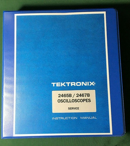 Tektronix 2465b 2467b manuale - 2465b,