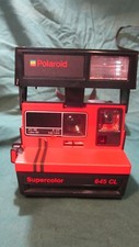 Vintage retro Red Polaroid Supercolor 645CL 