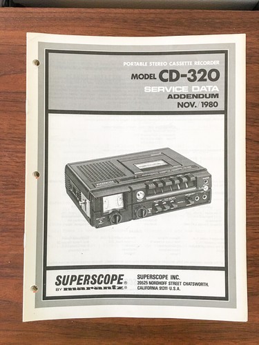 Superscope 320 cassette - cd-320,
