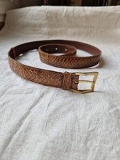 Cintura uomo donna tipo rettile serpente marrone