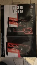 GOgroove BassPULSE 2.1 Altoparlanti per PC con Luci a LED Rosso ScatolaOriginale