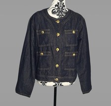 Giacca corta nautica denim