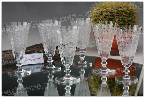 Set flûtes cristal de - flûtes, en