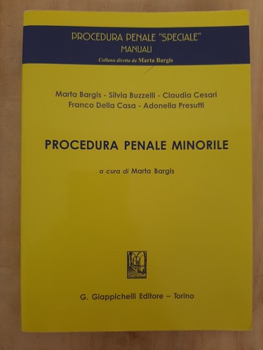 Procedura penale minorile - minorile,
