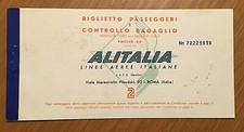 ALITALIA Biglietto vintage