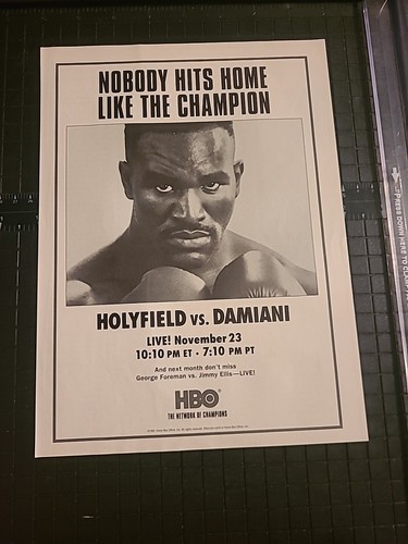 Pubblicità stampa holyfield - pubblicità,