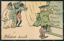 Milano Città Docet Costumi Carnevale cartolina RT5294