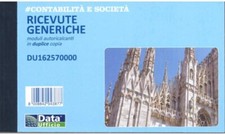 Ricevute Generiche 50 Autocopianti Data Ufficio Blocco 5 Pezzi A6 10x16,5 cm