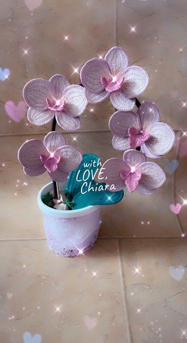 Orchidea all uncinetto - all’uncinetto, 💗