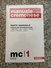 Manuale Cremonese Parte Generale e Elettrotecnica Zanichelli terza edizione