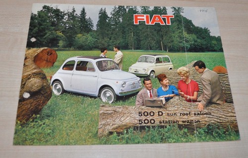 Brochure depliant fiat - brochure,