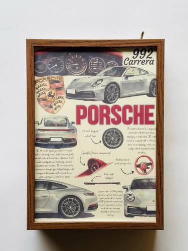 Poster porsche 992 carrera - porsche,