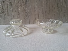 Ricambio Vetro Coppia Bobeche Coppe Lampadario Vintage Glass Murano Portogallo