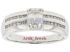 Smeraldo Taglio Moissanite Con