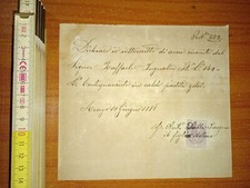 Arsego (PD) Vendita gelsi per bachicoltura 1888