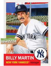 Topps Living Set Billy Martin