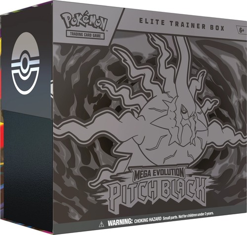 Pokemon pitch black etb elite - black,