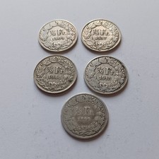 Silver Coins Monete  Svizzera