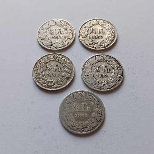 Silver coins monete svizzera - ,
